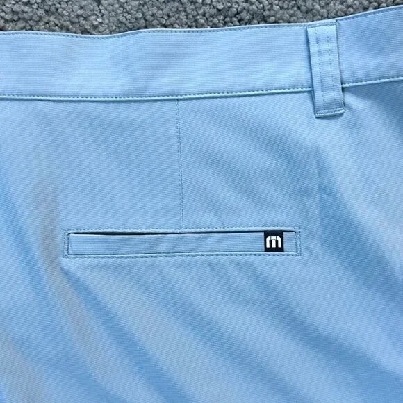 Travis Mathew Golf Chino Stretch Shorts Blue - Sz. 40 Men's Excellent Condition - Picture 10 of 10